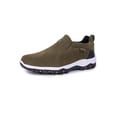 thumbnail image 3 of MAWCLOS Chaussures Plates pour Hommes à Enfiler Chaussures de Course Respirantes Chaussures de Randonnée Antidérapantes Mocassins de Conduite Plats Vert 8.5, 3 of 9
