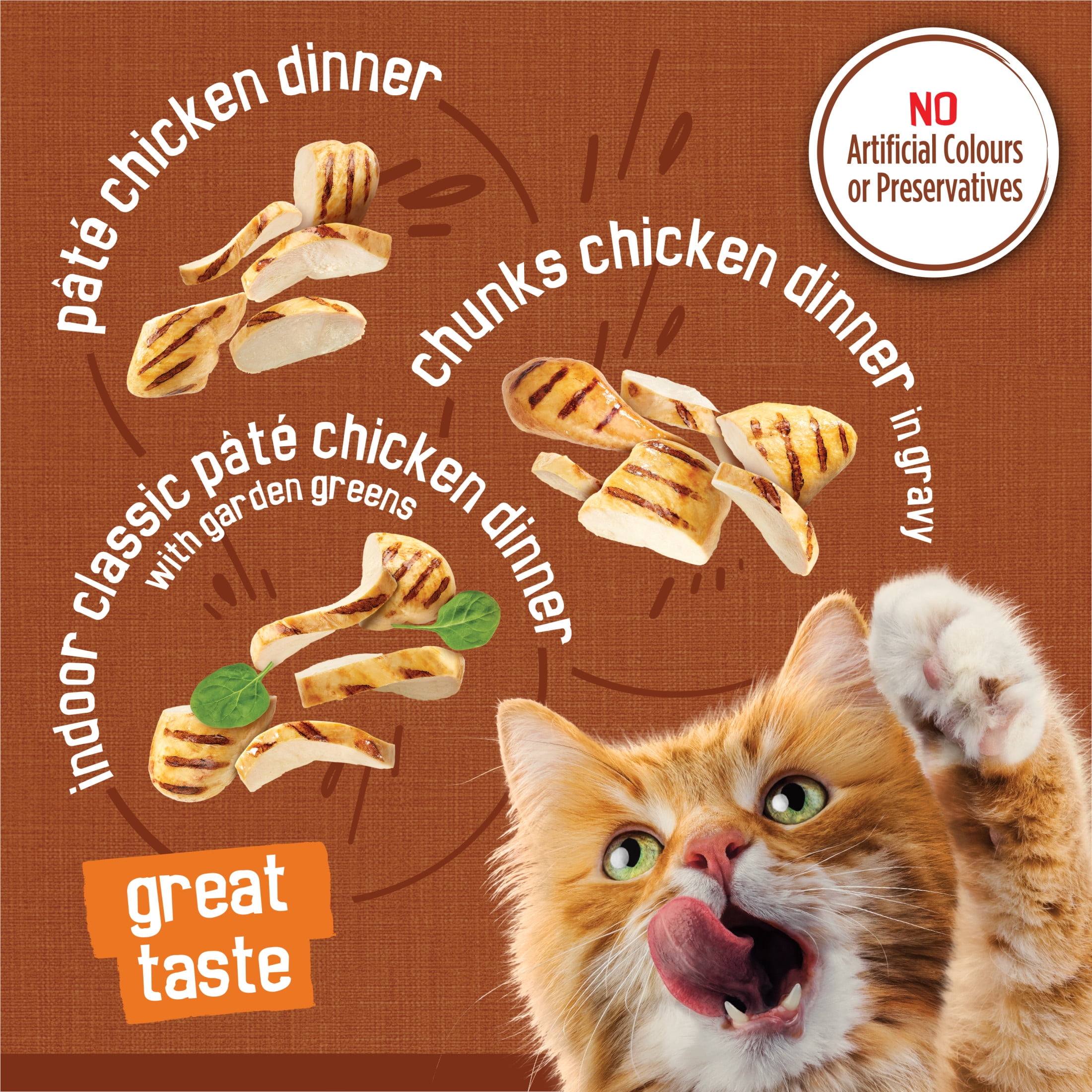 Purina Friskies Amateurs de Poulet Nourriture pour Chats