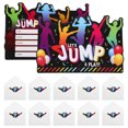 thumbnail image 1 of 12 Sets Jump Theme Party Invitations Fun And Unique Birthday Invite Cards With Envelopes For Boys Girls Kids Parties And Celebrations, 1 of 8