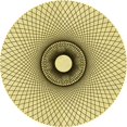 thumbnail image 1 of Ahgly Company Tapis Rond Lavable en Machine Intérieur Transitionnel Jaune Soleil, 4 Pieds Rond, 1 of 7