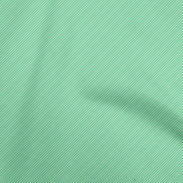 oneOone Cotton Silk Green Fabric Diagonal Craft Projects Decor Fabric Printed By The Yard 42 Inch Wide