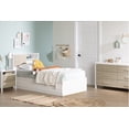 thumbnail image 3 of Commode 6 tiroirs pour Enfants, fini Blanc et Orme naturel, collection Munich de Meubles South Shore, 3 of 13