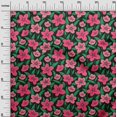 thumbnail image 3 of oneOone Tissu en Velours Rose Floral pour Robe Tissu Imprimé au Mètre 58 Pouces de Large, 3 of 4
