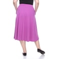 thumbnail image 3 of White Mark Jupe Midi Évasée Tasmin pour Femmes, 3 of 4