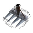 thumbnail image 3 of Multifunctional Garden Hoe, Weeding Tool, Digging Spade, Planting Shovel, Soil Loosening Tool, Vegetable Gardening Tool, Flower Bed Tool, Agricultural Steel Rake, Durable Gardening Tool, 3 of 9