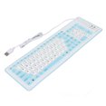 thumbnail image 3 of Silicone Foldable Waterproof Keyboard 103 Keys USB Wired Mute Fadeless Keys for PC Laptop, 3 of 7