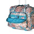 thumbnail image 4 of Olympia Deluxe Fashion Rolling Overnighter Suitcase, Paisley, 4 of 5