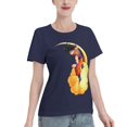 thumbnail image 2 of T-Shirt Basique à Manches Courtes pour Femmes Dragon Ball Wukong, 2 of 6