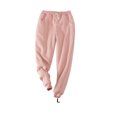 thumbnail image 3 of relayinert Stay Warm And Look Fabulous In Winter Pants For Women Stylish Winter Wardrobe pink L 1Set, 3 of 6