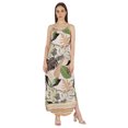 thumbnail image 1 of Inkmeso Robe d'Été Aguichant Imprimée pour Femmes à Bretelles Spaghetti, Robe Maxi Décontractée de Plage et de Villégiature, 1 of 7