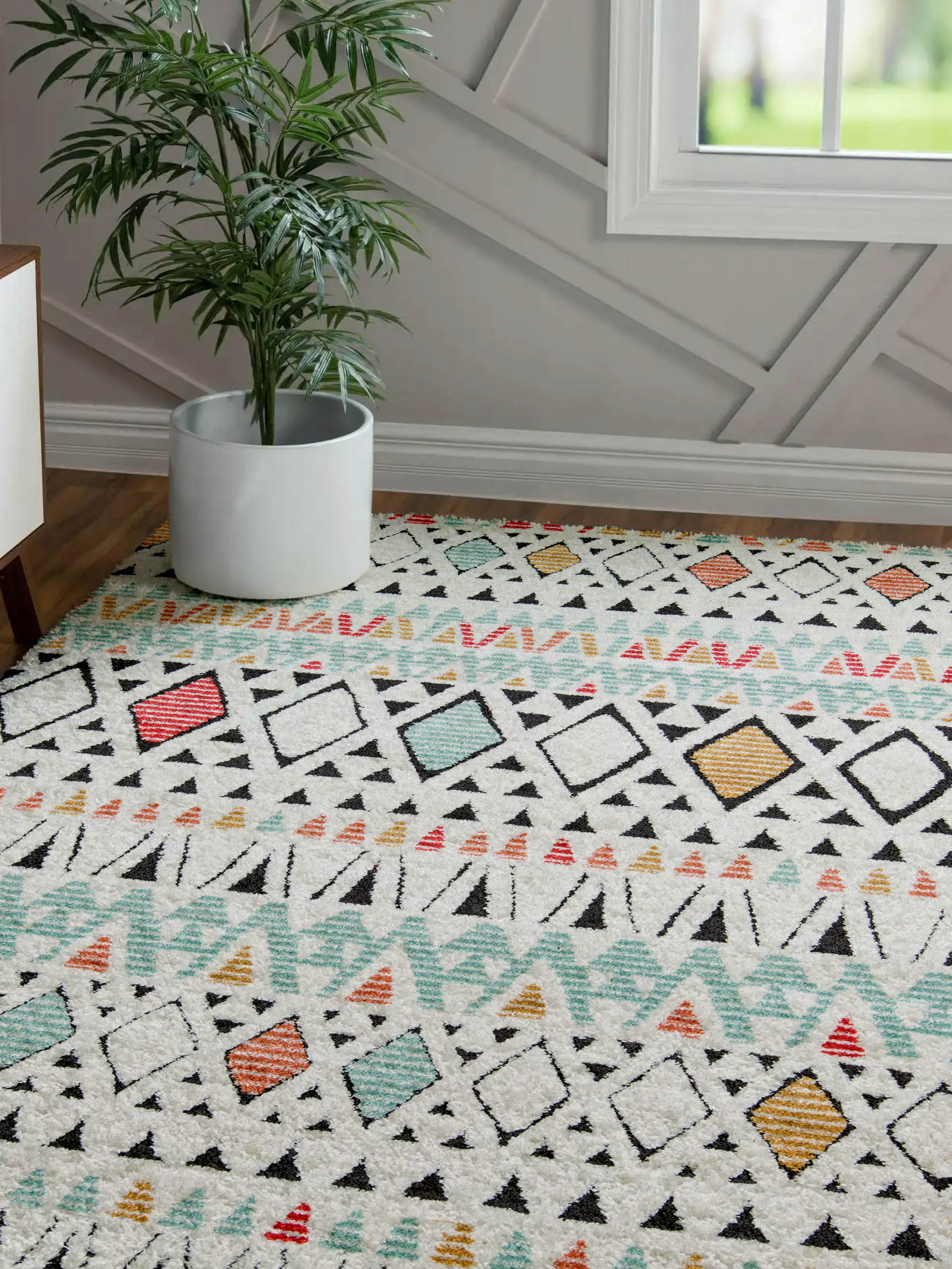 ECARPET Kaia Tapis pour Salon, Chambre, Salle A Manger, Entrée, Couloir et Plus Encore.