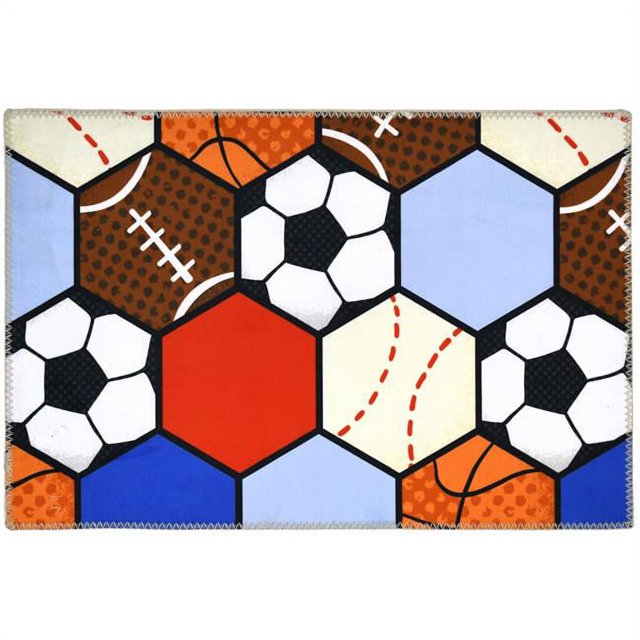 Jellybean PR-HRS001B 20 x 30 Po Tapis d'Intérieur Allstars