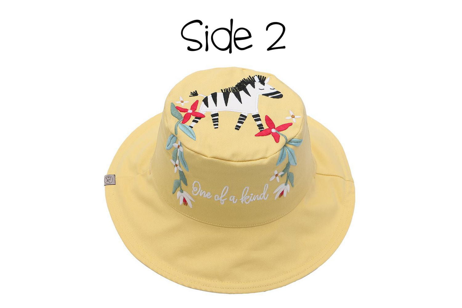 FlapJackKids - Reversible Baby, Kids & Toddler Sun Hat - Leopard & Zebra - UPF 50+