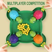 UsRHHA Turtle Beads Board Game, Pressing Brain Game with Colorful Beans, Multiplayer Competition Toysfor Family