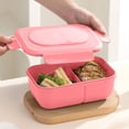 thumbnail image 1 of Boîte à Lunch en Silicone pour Micro-Ondes Boîte Bento à Lunch Boîte à Lunch à Teneur Réduite en Gras Boîtes à Lunch à Compartiments, 1 of 6