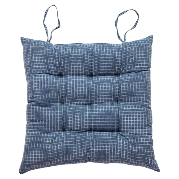 Coussin de Chaise Antidérapant pour Salle à Manger, Bureau et Maison - Coussin d'Assise en Coton et Lin Respirant, 38x38 cm, Coussin de Tabouret de Sol Confortable pour Étudiants, Travailleurs Sédentaires et Personnes Âgées - Sangle Antidérapante