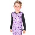 thumbnail image 1 of BLACKSTRAP Kid's Therma Crew Baselayer Top Splatter Lavendar, S, 1 of 1