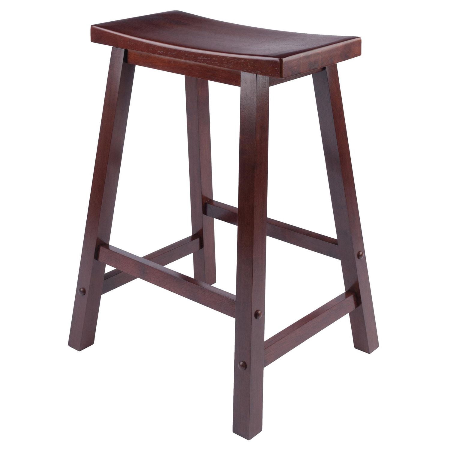 Winsome- Lynnwood 3PC drop leaf high table & saddle stools