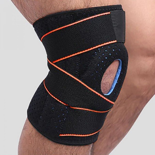 Running Kneepad Men Pressurized Patella Stabilizer Knee Pads Patella Support Fitness Gear Basketball Volleyball Brace Protector