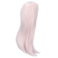 thumbnail image 1 of Dolls Hair Replacement , Long Straight Doll  8 To 9 Inch  For Doll Dress Up Pink, 1 of 8