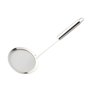 Passoire à Mailles Fines en Acier Inoxydable 304 pour la Filtration de Cuisine - Passoire Portative Durable avec Poignée de Préhension pour un Filtrage Précis