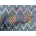 thumbnail image 4 of oneOone Cotton Poplin Fabric Paisley & Chevron Ikat Decor Fabric Printed BTY 56 Inch Wide, 4 of 4