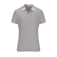 thumbnail image 5 of Chemise Blouse Décontractée pour Homme à Rayures Imprimées, Boutonnée, Manches Courtes, Col Rabattu, 5 of 5