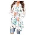thumbnail image 2 of Cardigan Léger pour Femmes Cardigan à la Mode pour Femmes à Manches Longues Imprimé Floral Veste Haut Cardigans pour Femmes Légers d'Été en Liquidation, 2 of 6