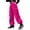 Z0312-2-Hot Pink, variant on MIASHUI Boys' Cargo Pants Casual Kids Joggers Girls Elastic Waist Outdoor Hiking Baggy Trousers,Army Green,11-12 Years