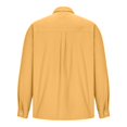 thumbnail image 4 of RXIRUCGD Chemise Blouse à Manches Longues pour Homme à Col Rabattu, Jaune, Taille : M, 4 of 5