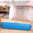 thumbnail image 4 of Refillable Plastic Wrap Dispenser with Slide Cutter, Tin Aluminum Foil Dispenser with Cutter, Plastic Wrap Dispenser with Cutter, Restaurant Kitchen Foodservice Wrap Dispenser, 4 of 8