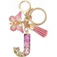 thumbnail image 1 of Letter Keychain,26 Letters A-Z Decorative Letter Keychain,Name Keychain for Women Girls Men Teenager Gift, 1 of 2