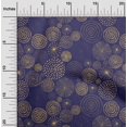 thumbnail image 2 of oneOone Rayon Dark Purple Fabric Abstracts Sewing Craft Projects Fabric Prints By Yard 56 Inch Wide, 2 of 5