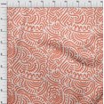 thumbnail image 4 of oneOone Rayon Dark Peach Fabric Japanese Fabric For Sewing Printed Craft Fabric By The Yard 56 Inch Wide, 4 of 4