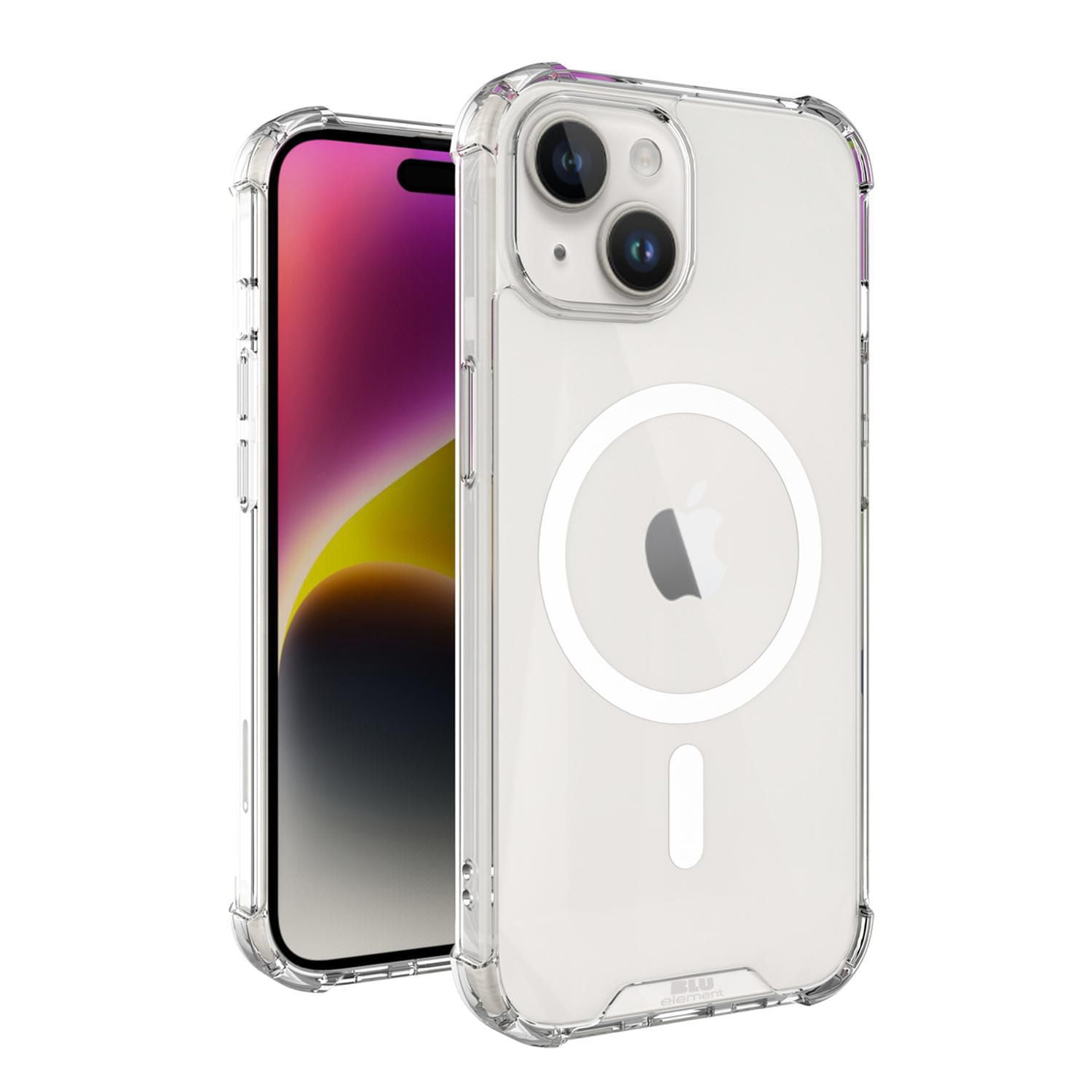 Blu Element DropZone Rugged Case with MagSafe Clear for iPhone 16e/15/14/13