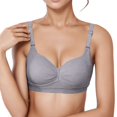 thumbnail image 4 of MIASHUI Bras for Women Comfortable and Transparent Shoulder Strap Cordless Backless Spongeless, 4 of 4