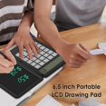thumbnail image 3 of Standard Function Basic Calculator Rechargeable with 6 inch LCD Writing Tablet Handy LCD Writing Pad with Calculator, 3 of 9