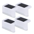 thumbnail image 2 of TopLLC Solar Lights Outdoor 4 Pack Outdoor Lights For Patio Brown Solar Step Lights LED Water Proof Lighting For Outdoor Stair Patio Yard Fence solar light, 2 of 6