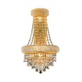 thumbnail image 3 of Elegant Lighting Primo 18" 4-Light Crystal Wall Sconce Gold Finish, 3 of 3