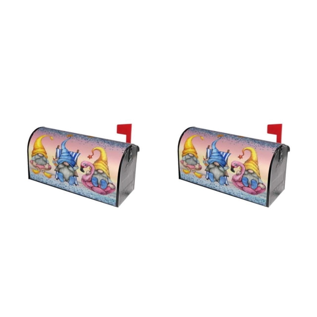 Ruiboury Weather-resistant And Robust Couch Cover Easy To Vivid Print Christmas Deer Pattern Mailbox Sleeve Cloth Standard Size YTYH2309056 2Set
