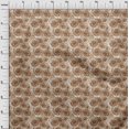 thumbnail image 4 of oneOone Silk Tabby Brown Fabric Ocean Sewing Craft Projects Fabric Prints By Yard 42 Inch Wide, 4 of 4