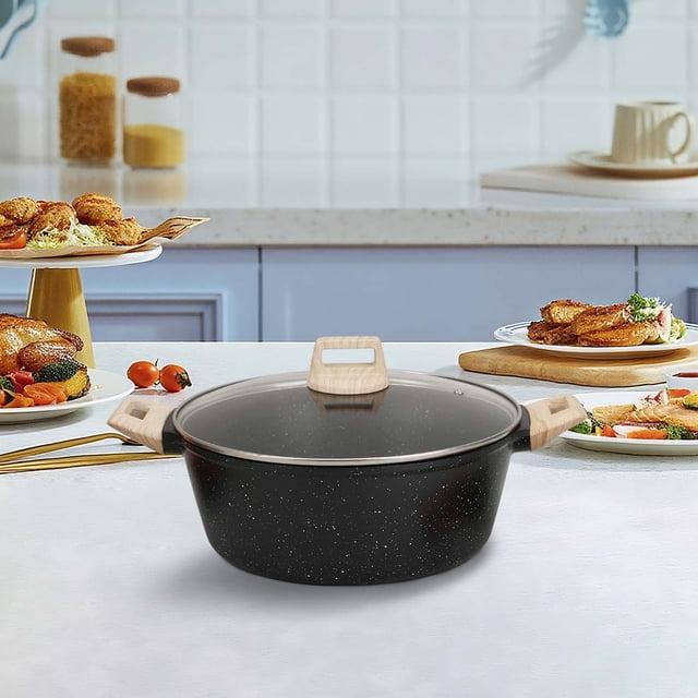 Dvkptbk soup pot Household Thickened Soup Pot Stew Pot and Large Capacity Cooking Pot for All Stoves