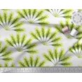thumbnail image 2 of Soimoi Popeline de Coton Verte Tissu Décor Feuilles de Pin Imprimé au Mètre 56 Pouces de Large, 2 of 3