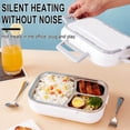 thumbnail image 1 of 40W Lunch Box Food Heated 12V 110V Fast Food Warmer Heater For Car/Truck/Home Portable Food Heating Boxes With 1.2L 304 Container, 1 of 9