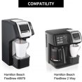 thumbnail image 1 of Filtre à Thé et à Café Réutilisable en Acier Inoxydable 49979, Panier de Remplacement, Maille Fine Rechargeable pour Hamilton Beach FlexBrew Cafetière Bidirectionnelle, 1 of 7