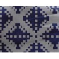 thumbnail image 4 of oneOone Georgette Viscose Fabric Check Kasuri Print Fabric BTY 42 Inch Wide, 4 of 4