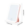 thumbnail image 2 of GlamEssence LED Student Dormitory Makeup Desktop Beauty With Lights For Home And Office Large Size With High Aesthetic Value, 2 of 4