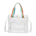 thumbnail image 1 of CEHVOM Sac à Main pour Femme en PVC Transparent, Sac de Voyage, Sac de Rangement, Sac de Natation Pratique, Sac de Plage Extérieur, Liquidation, 1 of 1