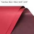 thumbnail image 2 of Unique Bargains Double Sided Color Flower Wrapping Paper Wine 22.8'x22.8' Waterproof 10 Pack, 2 of 5