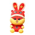 thumbnail image 3 of lionlar Chinese New Year Rabbit Doll Stuffed Animals Bunny Cute for Table New Year Large, 3 of 9